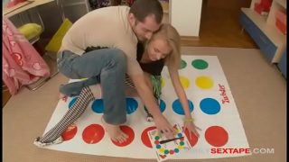 Twisted Stepfamily playing Twister