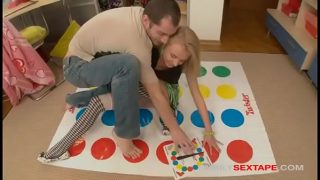 Twisted Stepfamily playing Twister Video